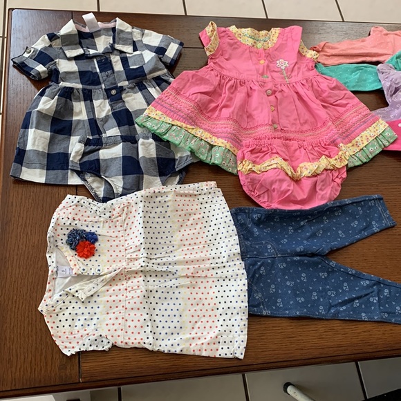 Baby Girl 6 month clothes lot Dress sets and sleep and play - Picture 2 of 3